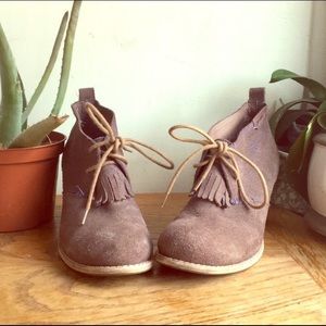 Caterpillar Leather Booties-SOLD